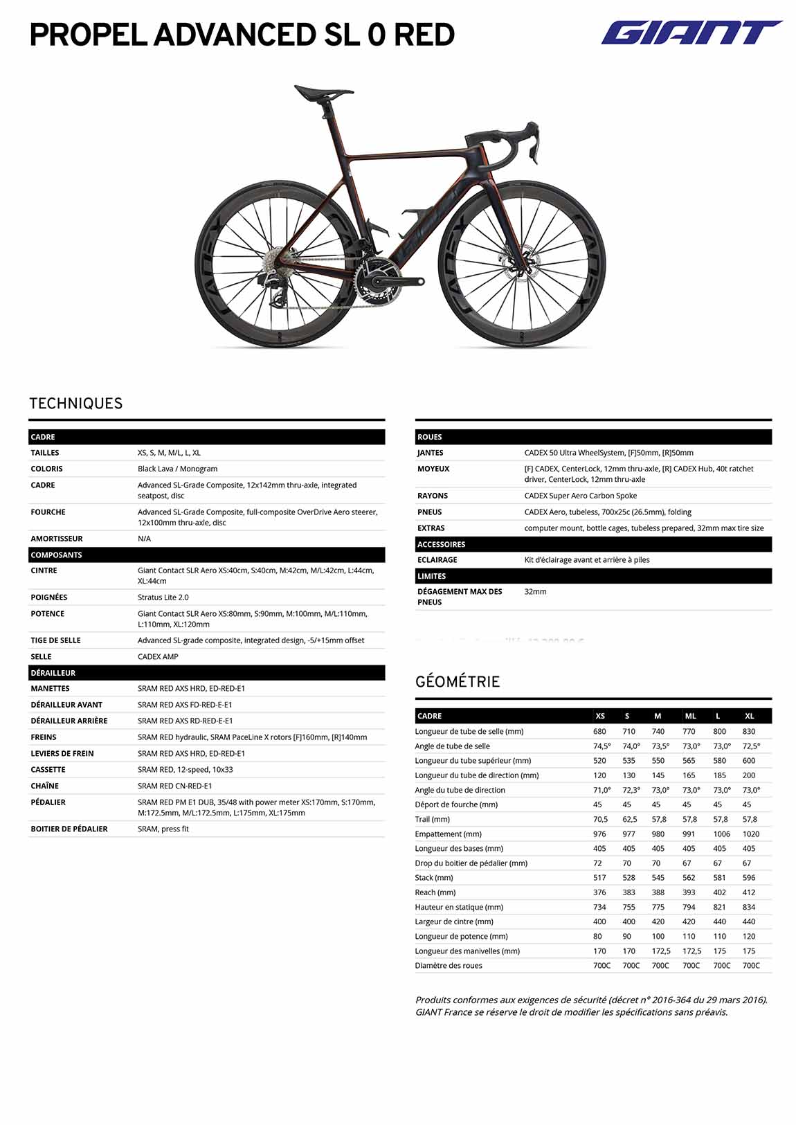 GIANT Propel Advanced SL 0 AXS 2025 - VELOSEINE